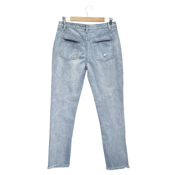 NEW Dance & Marvel Distressed Light Wash Jeans Women’s Size Large 1468 Blue New - Picture 3 of 9